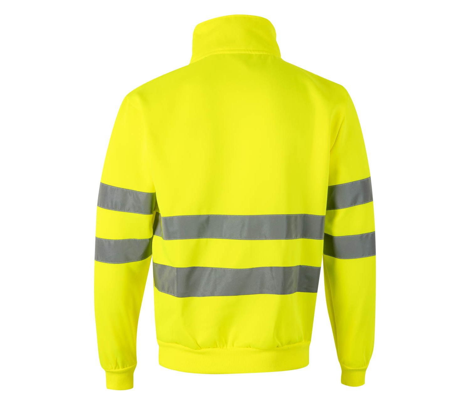 SWEAT DEMI-ZIPPÉ HAUTE VISIBILITE