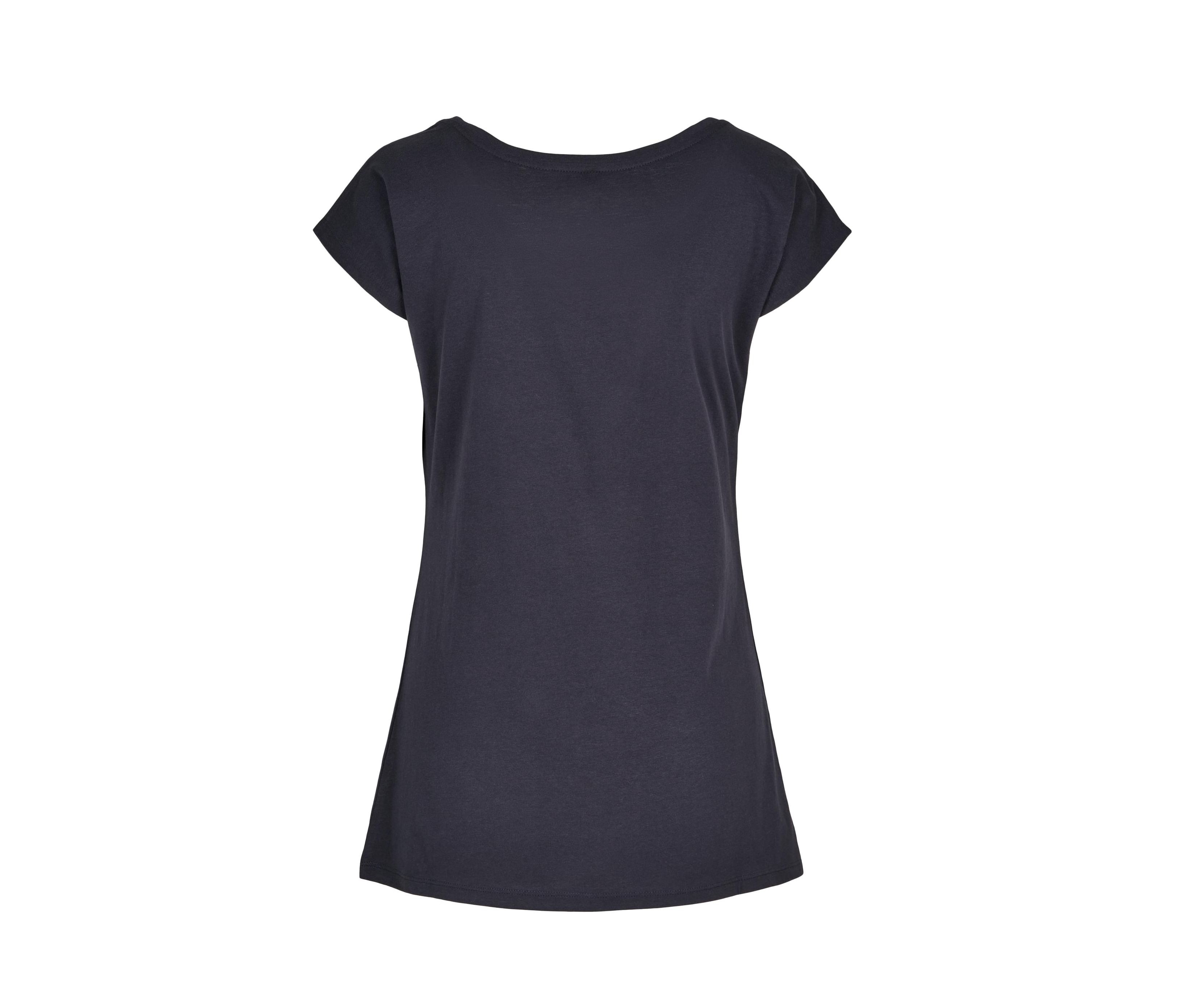 LADIES WIDE NECK TEE