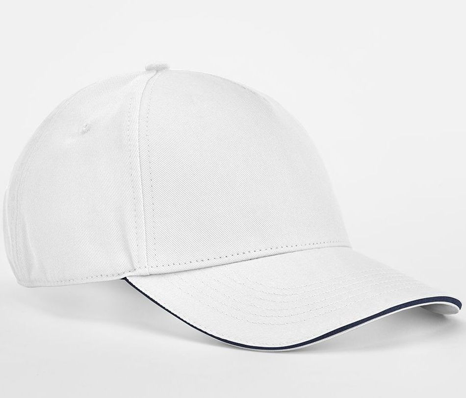 EARTHAWARE® CLASSIC ORGANIC COTTON 5 PANEL CAP - SANDWICH PEAK