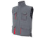 GILET MATELASSÉ BICOLORE MULTIPOCHES